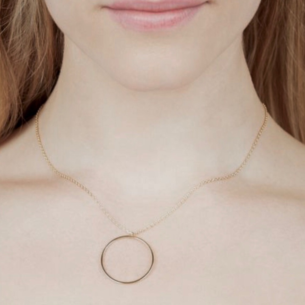 Circle Pendant Necklace